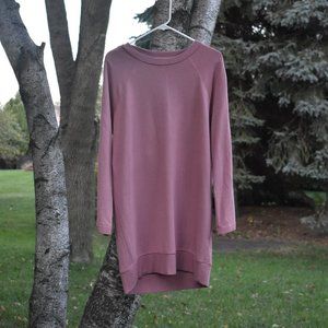 Express Mauve Sweatshirt Dress